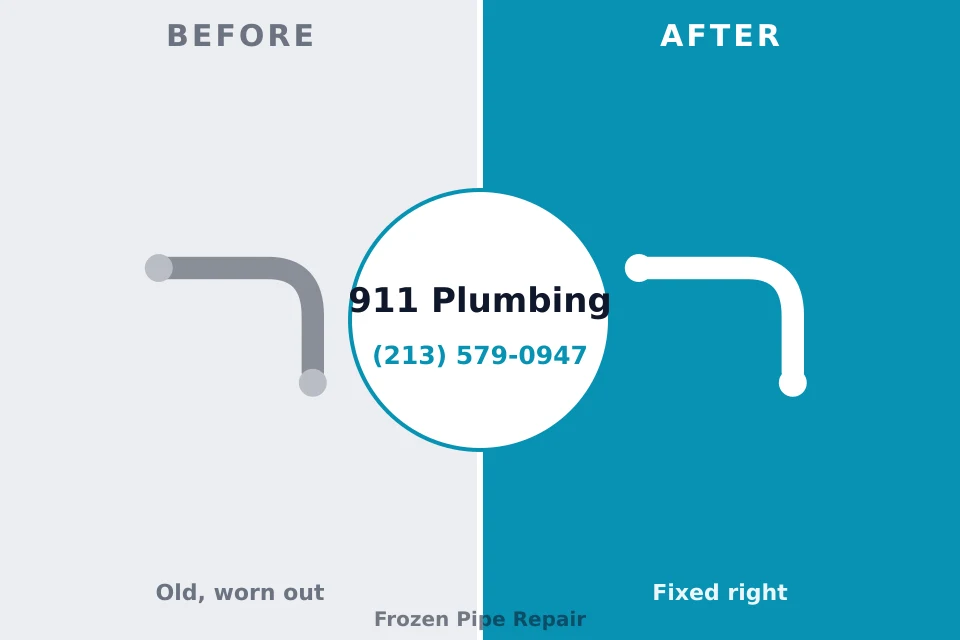 Before and after: plumbing company Middlebranch, OH